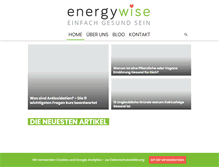 Tablet Screenshot of energywisepa.org